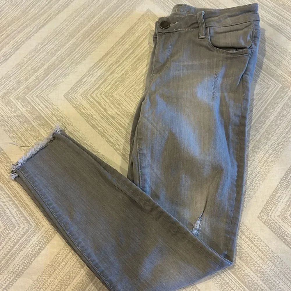 Kut from the Kloth Women’s Grey Brigitte Ankle Skinny Jeans - Size 4